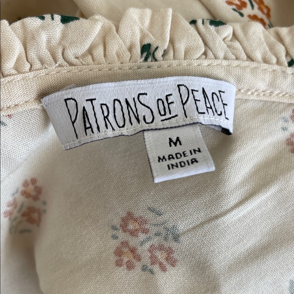 Patrons of Peace Cream Floral Mini Sundress - Picture 4 of 5